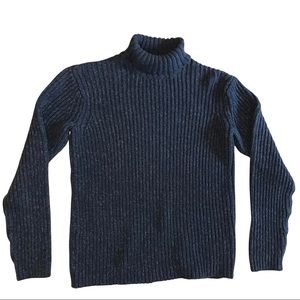 Old Navy Dark Blue Turtleneck with White Flecks